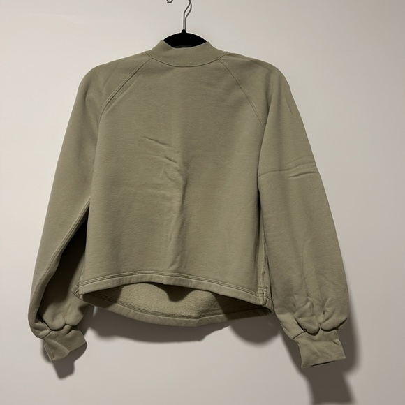 Abercrombie & Fitch green high neck hoodie - Picture 2 of 3